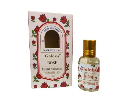 Natural Perfume Oil - Goloka Rose (12ml)