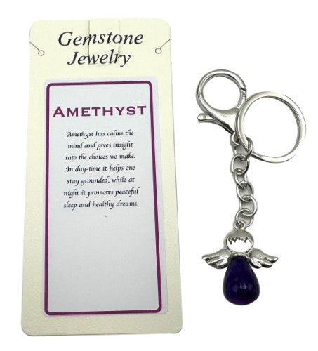 Keyring - Angel Amethyst (Set of 6)