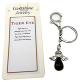 Keyring - Angel Tiger Eye (Set of 6)