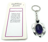 Keyring - Turtle Amethyst (Set of 6)