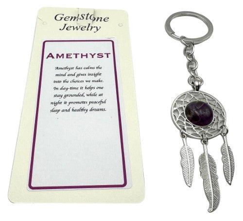 Keyring - Dreamcatcher Amethyst (Set of 6)