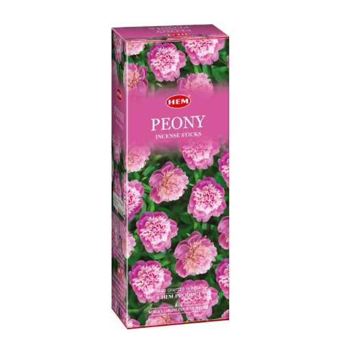 Incense - HEM Peony Hexa (Box of 6)