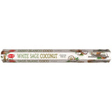 Incense - HEM White Sage Coconut Hexa (Box of 6)