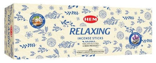 Incense - HEM Relaxing White Sage & Lavender Hexa (Box of 6)