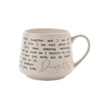 Stoneware Mug - Moments Daughter (Set of 3)