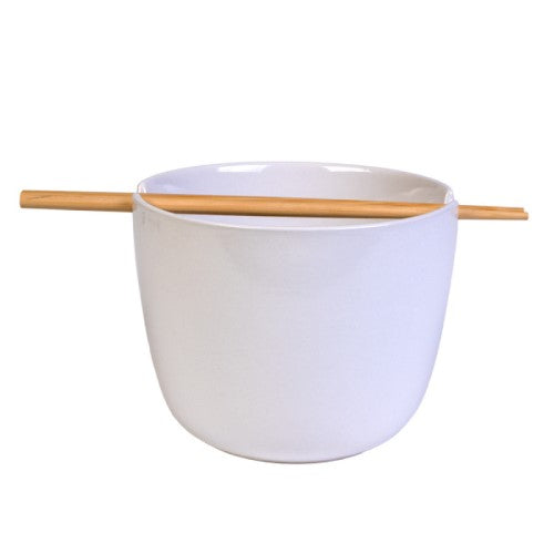 Ramen Ceramic Noodle Bowl with Bamboo Chopsticks - Jesus