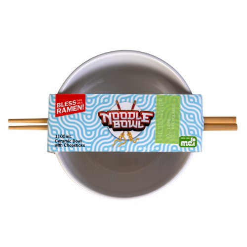 Ramen Ceramic Noodle Bowl with Bamboo Chopsticks - Jesus