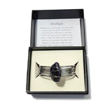 Cuff Bracelet - Tumblestone Amethyst