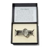Cuff Bracelet - Tumblestone Clear Quartz