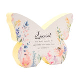 Standing Plaque - The Cottage Garden Floral Mantel Butterfly Special (17.5cm)