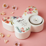 Tealight Holder - The Cottage Garden Butterfly Mum (13cm)