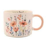 Mug - The Cottage Garden Peach Thank You (Set of 2)