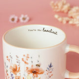 Mug - The Cottage Garden Peach Thank You (Set of 2)