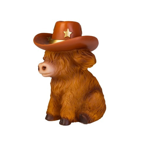 Table Lamp - Highland Cow Version 2 (15.8 x 13.6 x 20.4cm)