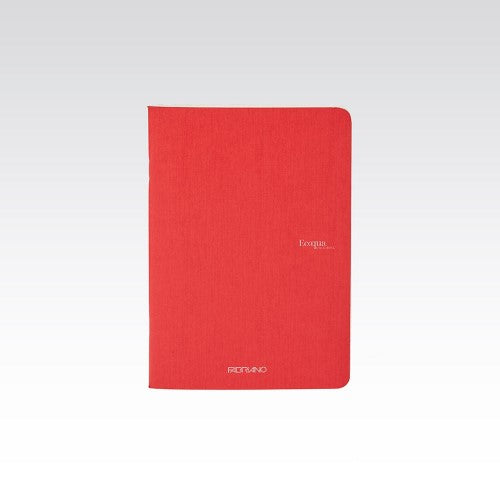 Fabriano Ecoqua Stapled 90gsm Lined A5 Notebooks LINED A5 RASPBERRY 40 SHT
