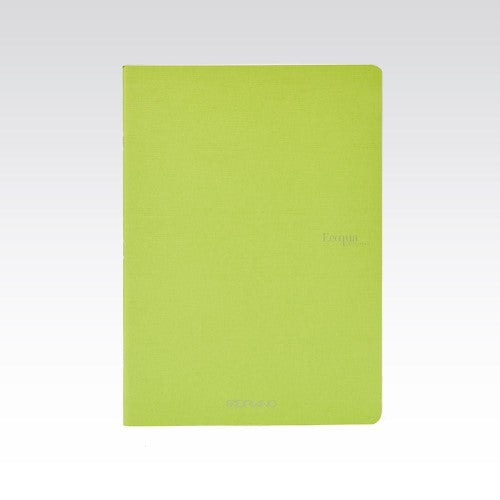Fabriano Ecoqua Stapled 90gsm Lined A4 Notebooks LINED A4 LIME 40 SHT
