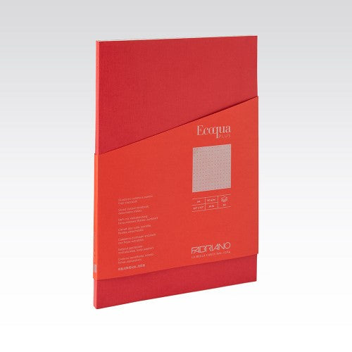 Fabriano Ecoqua Plus Glued 90gsm Dots A4 Notebooks DOTS A4 RASPBERRY 90 SHT