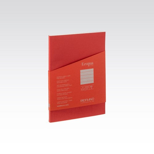 Fabriano Ecoqua Plus Glued 90gsm Lined A5 Notebooks LINED A5 RASPBERRY 90 SHT