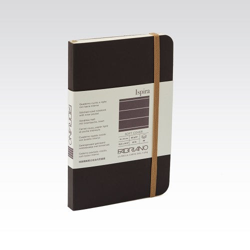 Soft Cover 85gsm Lined 9x14cm Notebooks LINED 9X14CM BROWN 96 SHT
