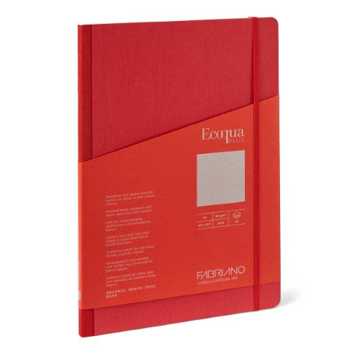 Fabric 90gsm Blank Raspberry Notebooks BLANK A4 RASPBERRY 80 SHT
