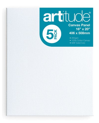 Artitude Canvas Panels Pack Of 5 16X20INCH