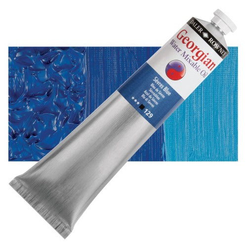 Daler Rowney Georgian Water Mixable Oil Paints 200ml S?VRES BLUE 129