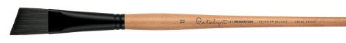 Princeton Catalyst Polytip Angle Bright Synthetic Bristle Brushes BRIGHT 12