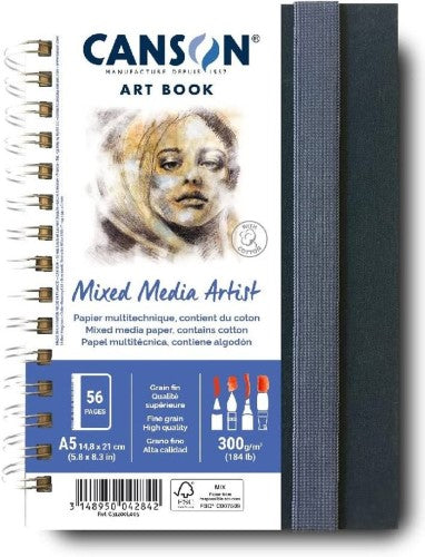 Canson Mixed Media 300gsm Art Books A5P