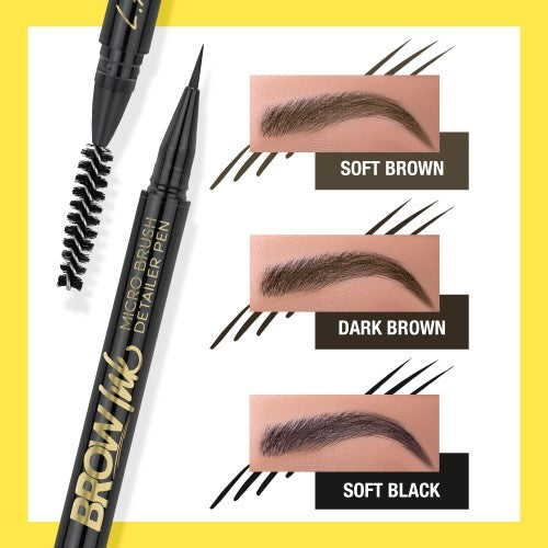 Brow Ink Pen - LA Girl (Soft Black)