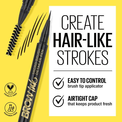 Brow Ink Pen - LA Girl (Soft Black)