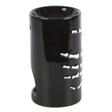 Skeleton Hand Black Ceramic Oil Burner