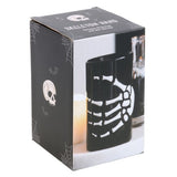 Skeleton Hand Black Ceramic Oil Burner