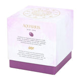 Aquarius Bergamot & Mandarin Gemstone Glass Candle