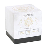 Scorpio Black Oudh Gemstone Glass Candle