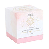 Aries Cedarwood Gemstone Glass Candle