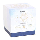 Taurus Amber & Vanilla Gemstone Glass Candle