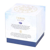 Taurus Amber & Vanilla Gemstone Glass Candle