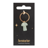 Aventurine Mushroom Keyring