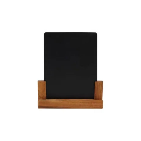 T&G Small Chalk Board in rustic acacia wood, perfect for notes and menus, measures 210x45x240mm, stylish and functional.