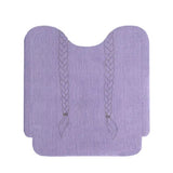 Pack of 60 stylish disposable bibs for girls with soft textile-like feel and waterproof backing, perfect for mess-free meals.