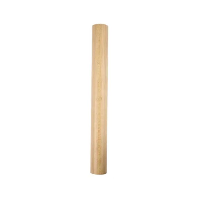 Set of 6 T&G Beech Rolling Pins, 450mm long, durable, eco-friendly, designed for smooth dough rolling.