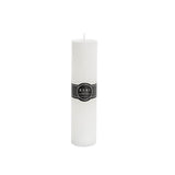Event Flat Top Pillar Candle 36HR White Unscented