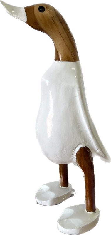 Ornament - Duck White Small (25 x 12 x 10cm)