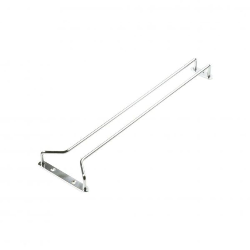 Chrome plate kitchen hanger, 260mm, for organizing utensils and pot lids with style and durability.