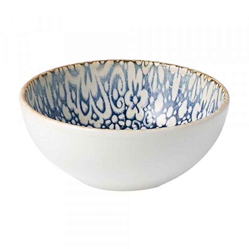 Elegant 130mm deep bowl from the Bonna Alhambra collection, chip-resistant, stackable, and microwave safe for versatile dining.