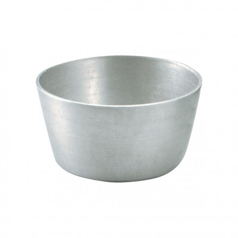 Chef Inox Aluminium Pudding Mould, 75X42mm, perfect for baking desserts like puddings and mousses with even heat conductivity.