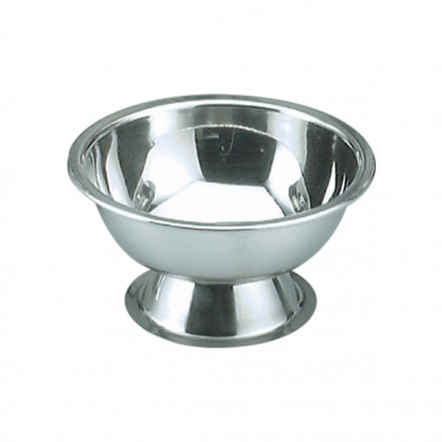 Elegant Chef Inox 170ml stainless steel sundae cup, perfect for serving ice cream, sorbet, and fruit salads.