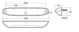 12/24V HIGH POWER AWNING LAMP WHITE