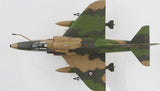 1/72 scale diecast A-4K Skyhawk model with display stand, featuring detailed design and rolling gears, perfect for collectors.