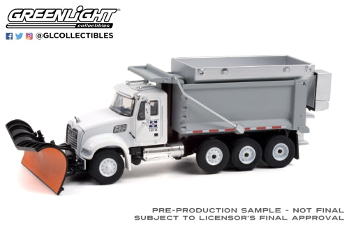 Diecast Model - 2019 Mack Granite Dump Truck with Snow Plow